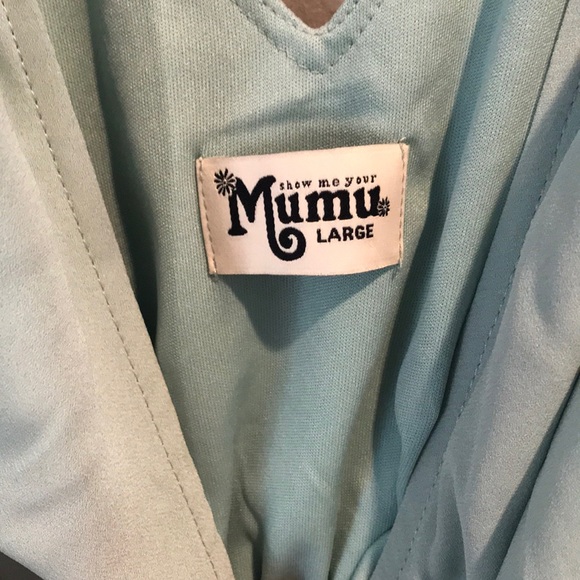 NWT ALTERED KENDALL MAXI DRESS ~ DUSTY MINT CRISP. - Picture 4 of 5